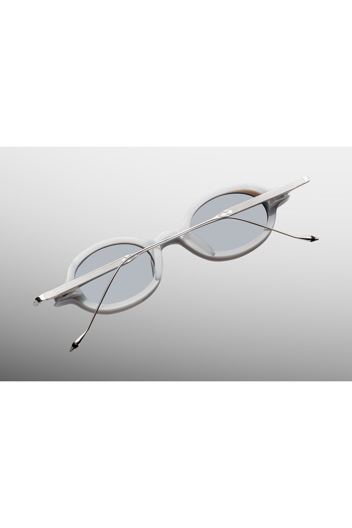 Jacques Marie Mage | Balthazar Sunglasses in Argent
