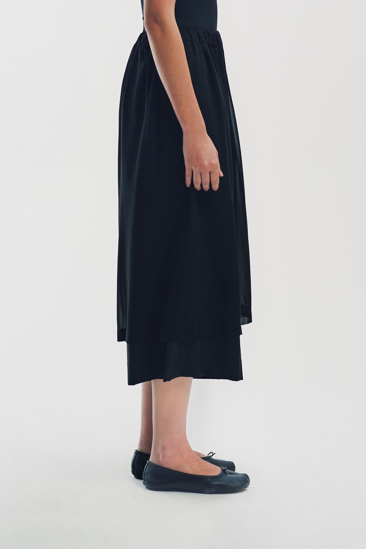 Comme Des Garcons | Wool Georgette Shorts