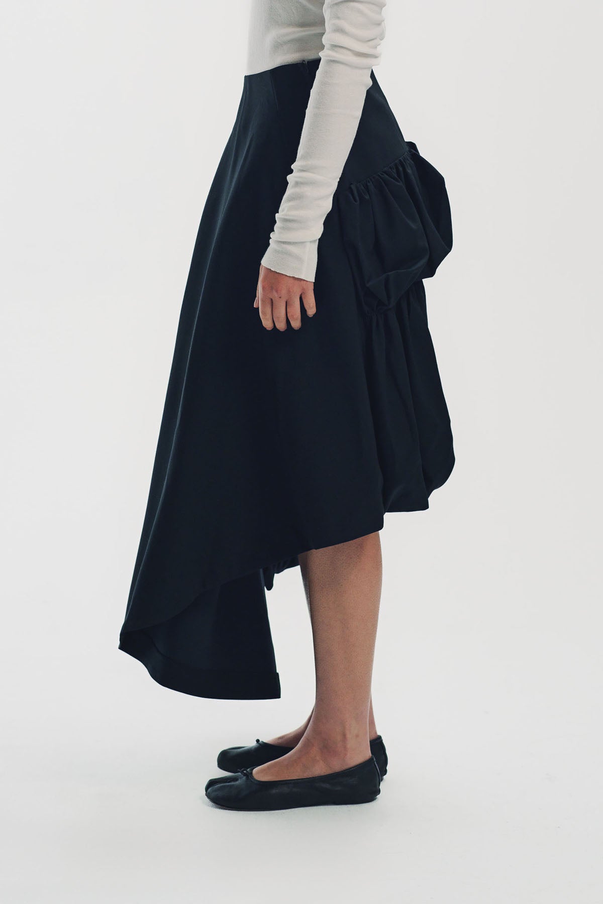 Comme Des Garcons | Asymmetric Wool Skirt