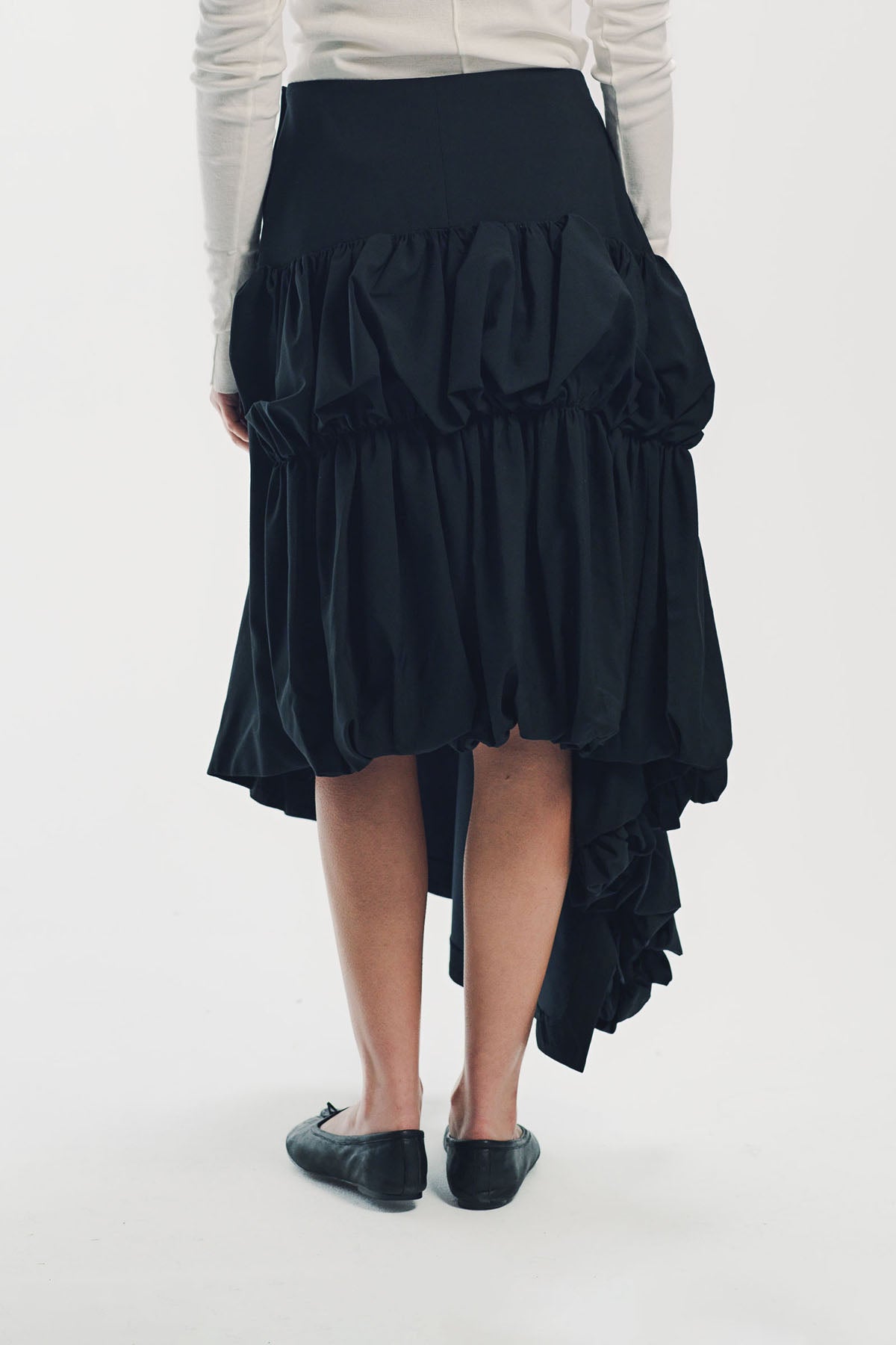 Comme Des Garcons | Asymmetric Wool Skirt