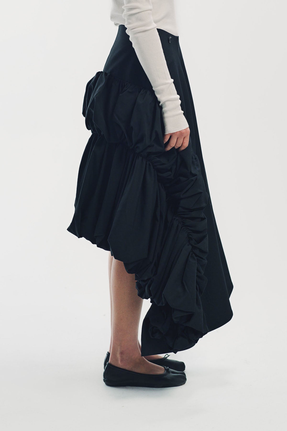 Comme Des Garcons | Asymmetric Wool Skirt
