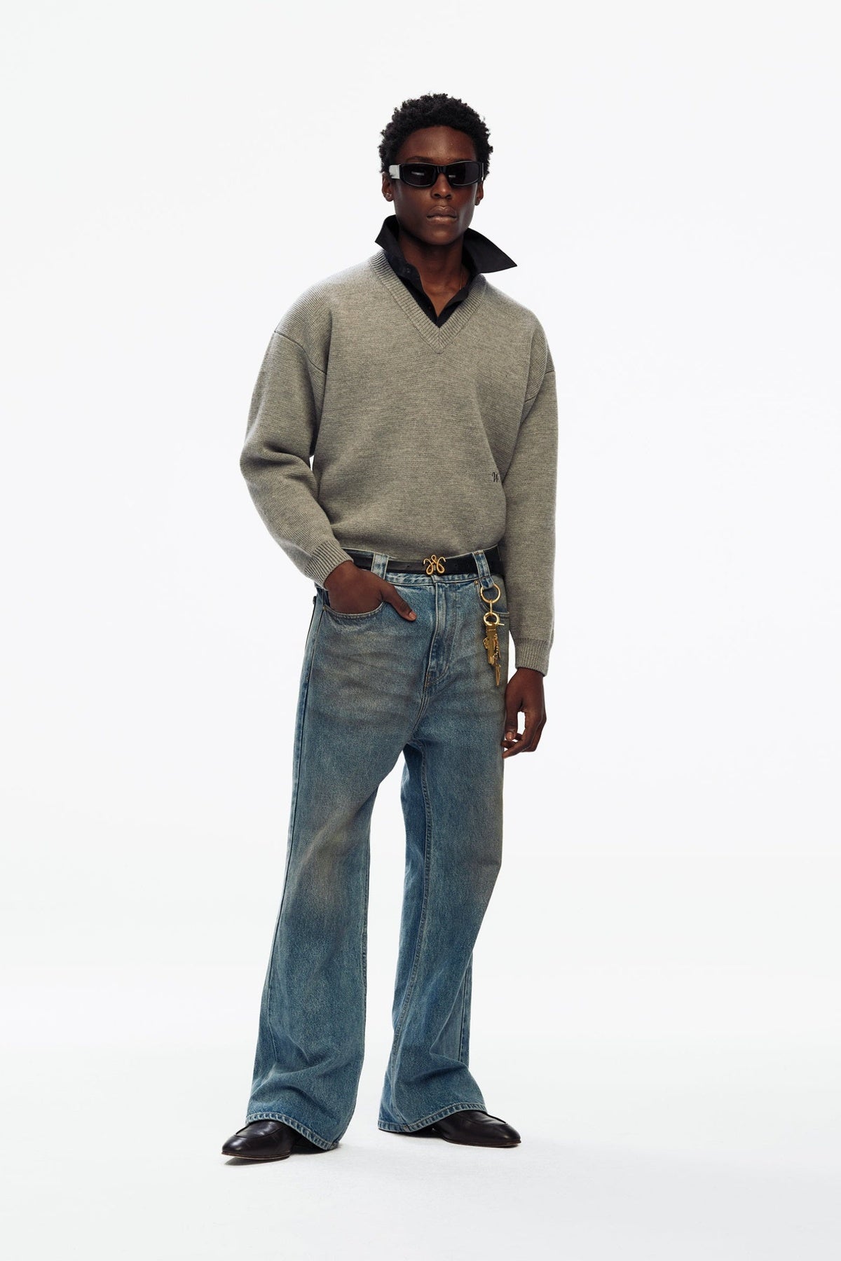 Willy Chavarria | Flared Denim Jeans