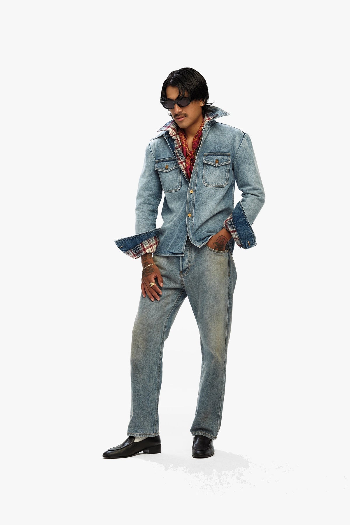 Willy Chavarria | Chente Denim Shirt