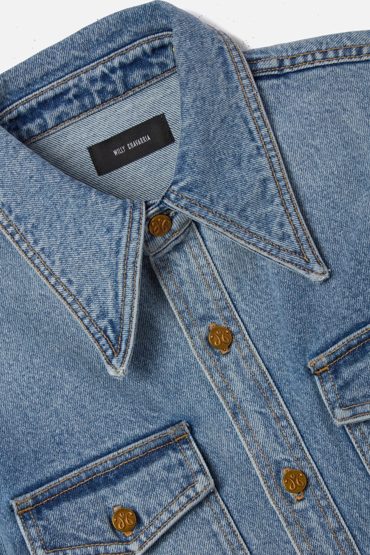 Willy Chavarria | Chente Denim Shirt