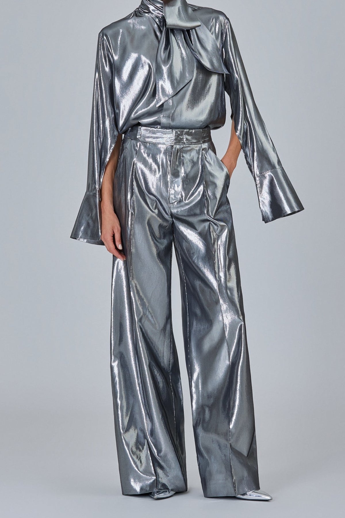 Sasuphi | Bogart Lurex Trousers