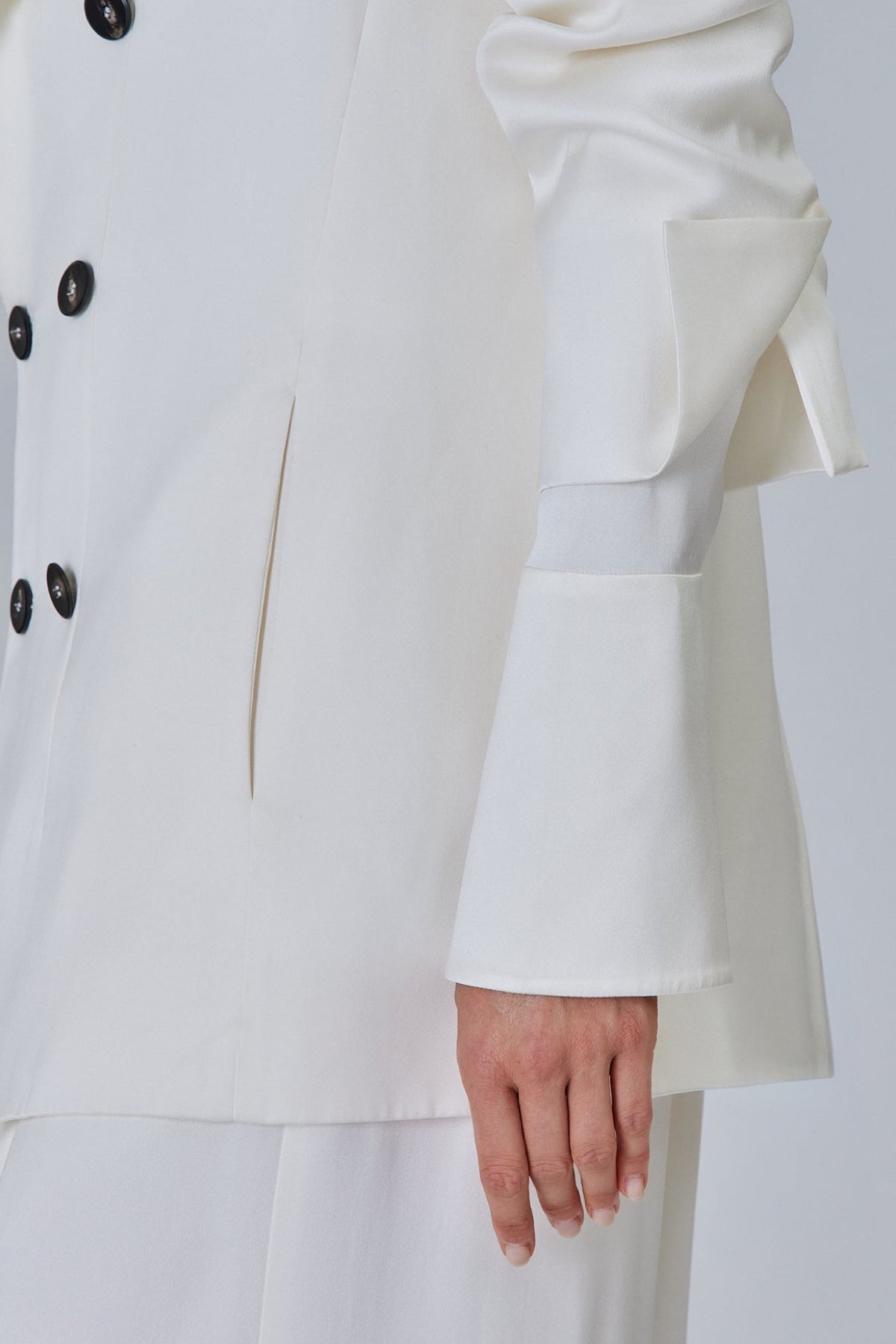 Sasuphi | Lauren Double Satin Double Breast Jacket