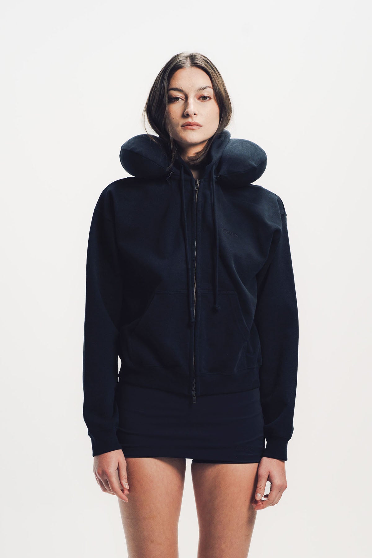 Vetements | Neck Pillow Zip Hoodie