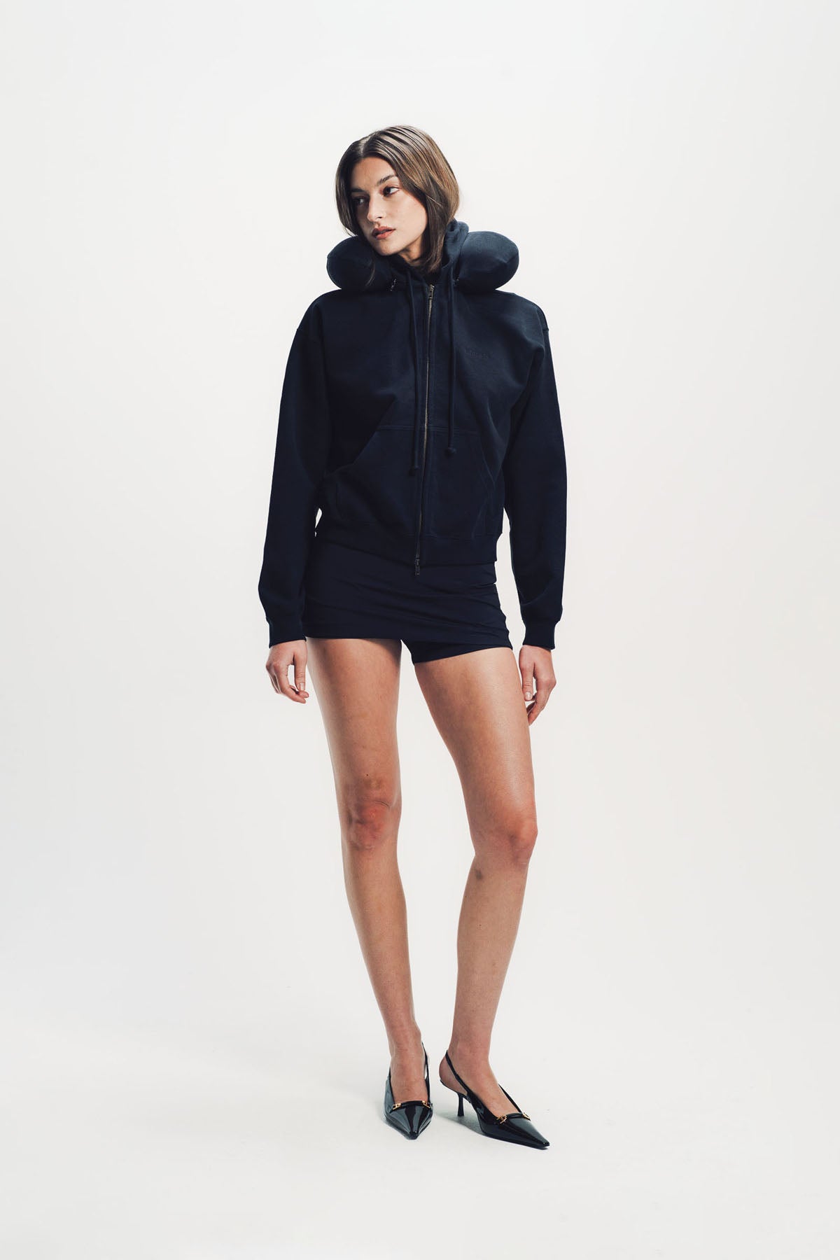 Vetements | Neck Pillow Zip Hoodie