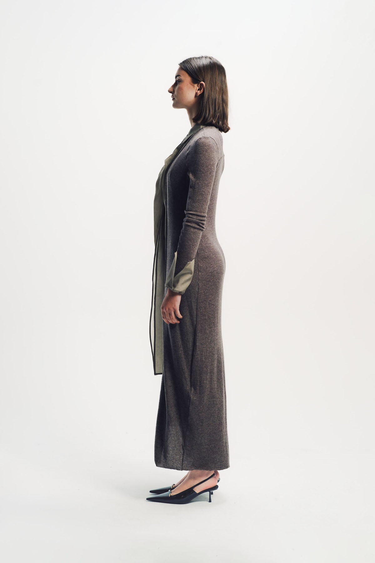 Yehuafan | Knit Cardigan Dress