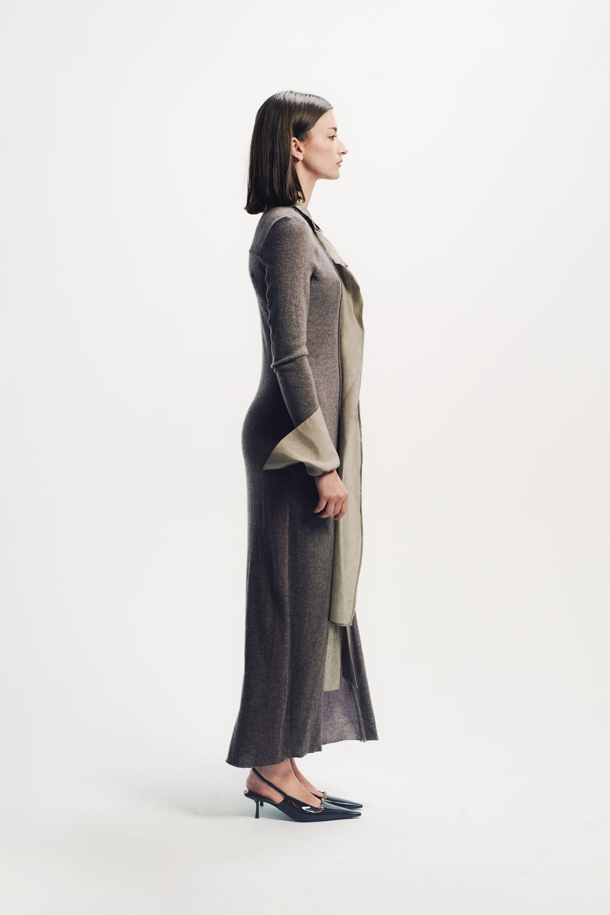 Yehuafan | Knit Cardigan Dress