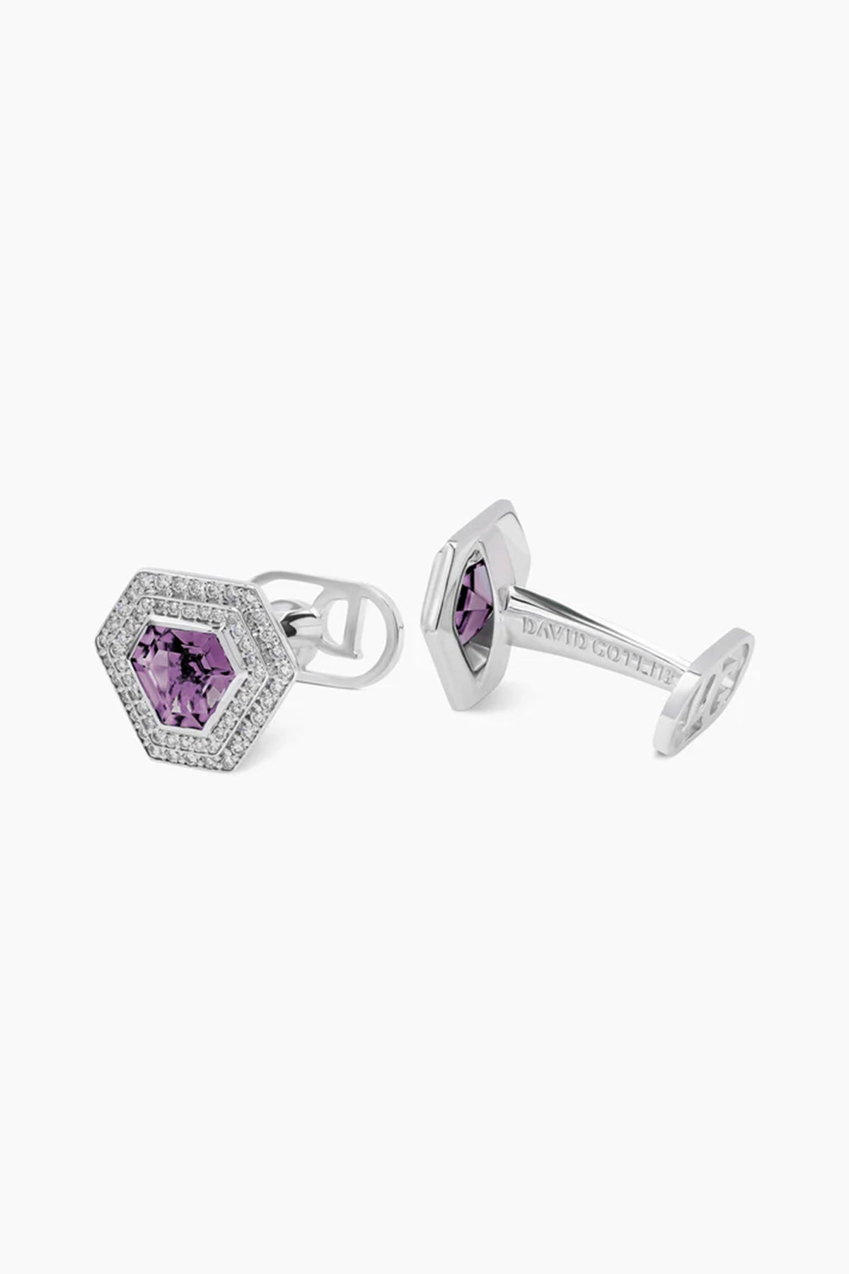 David Gotlib | 18kwg Chameleons Cufflinks