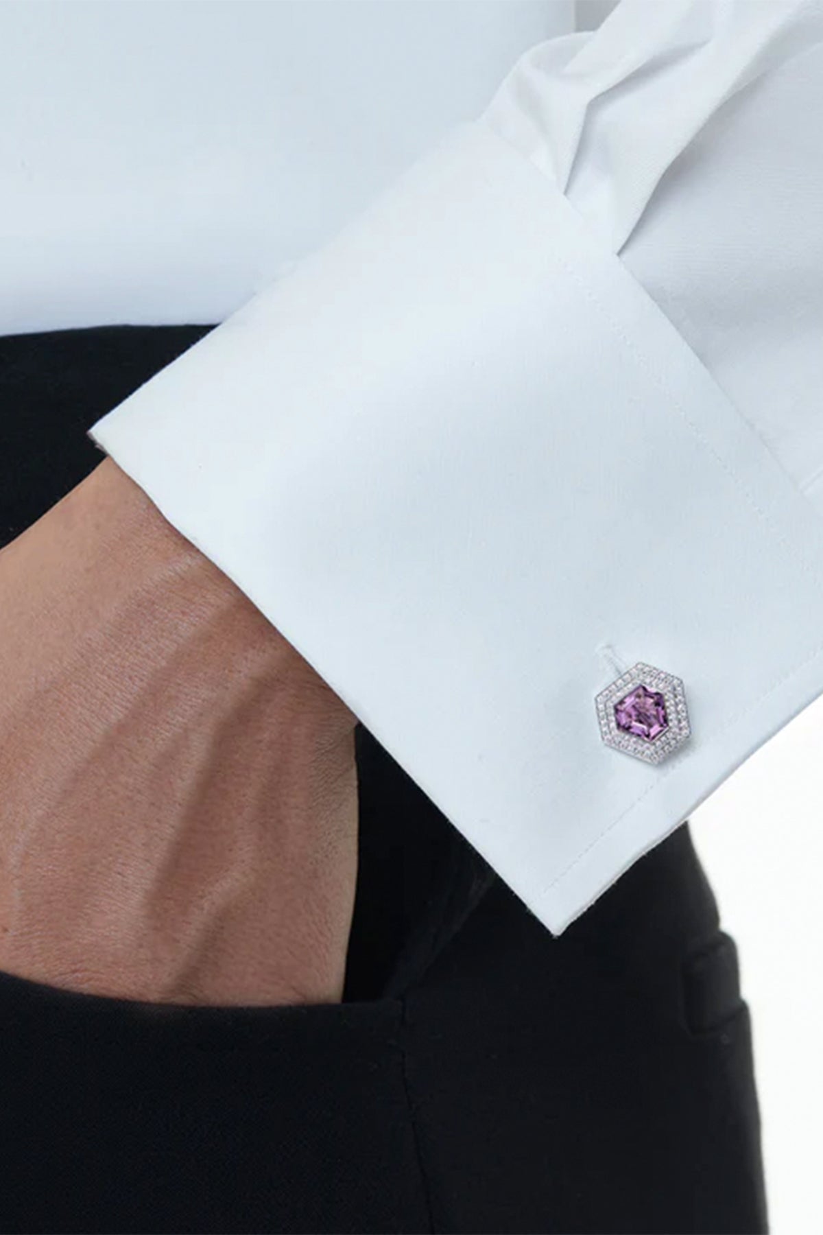 David Gotlib | 18kwg Chameleons Cufflinks