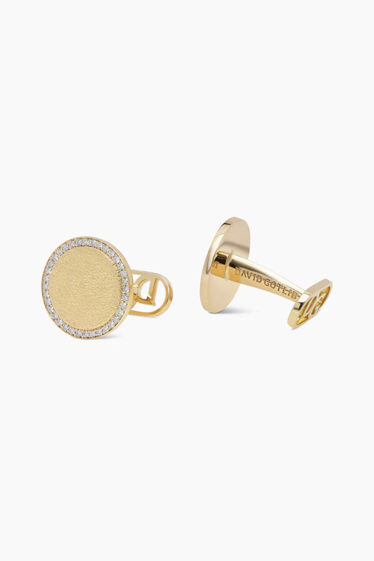 David Gotlib | 18kyg Illumination Round Cufflinks