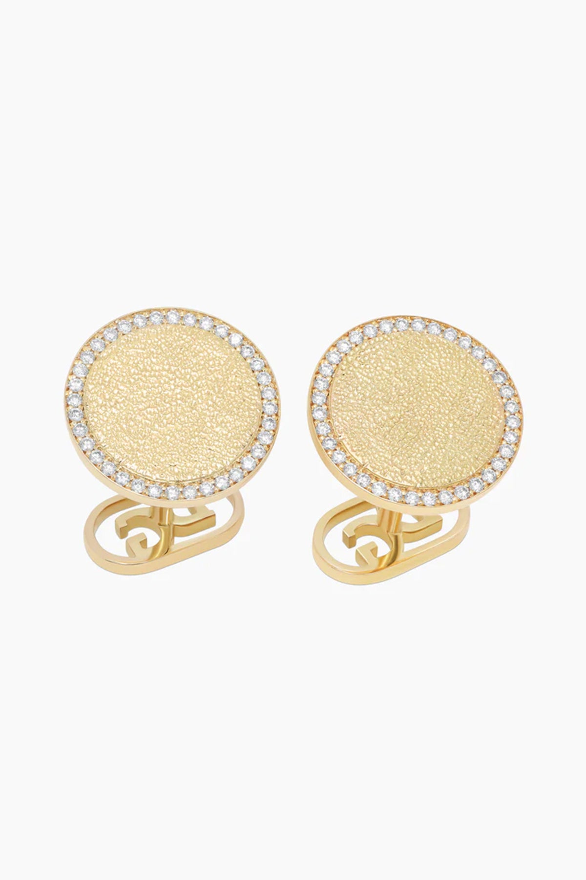 David Gotlib | 18kyg Illumination Round Cufflinks
