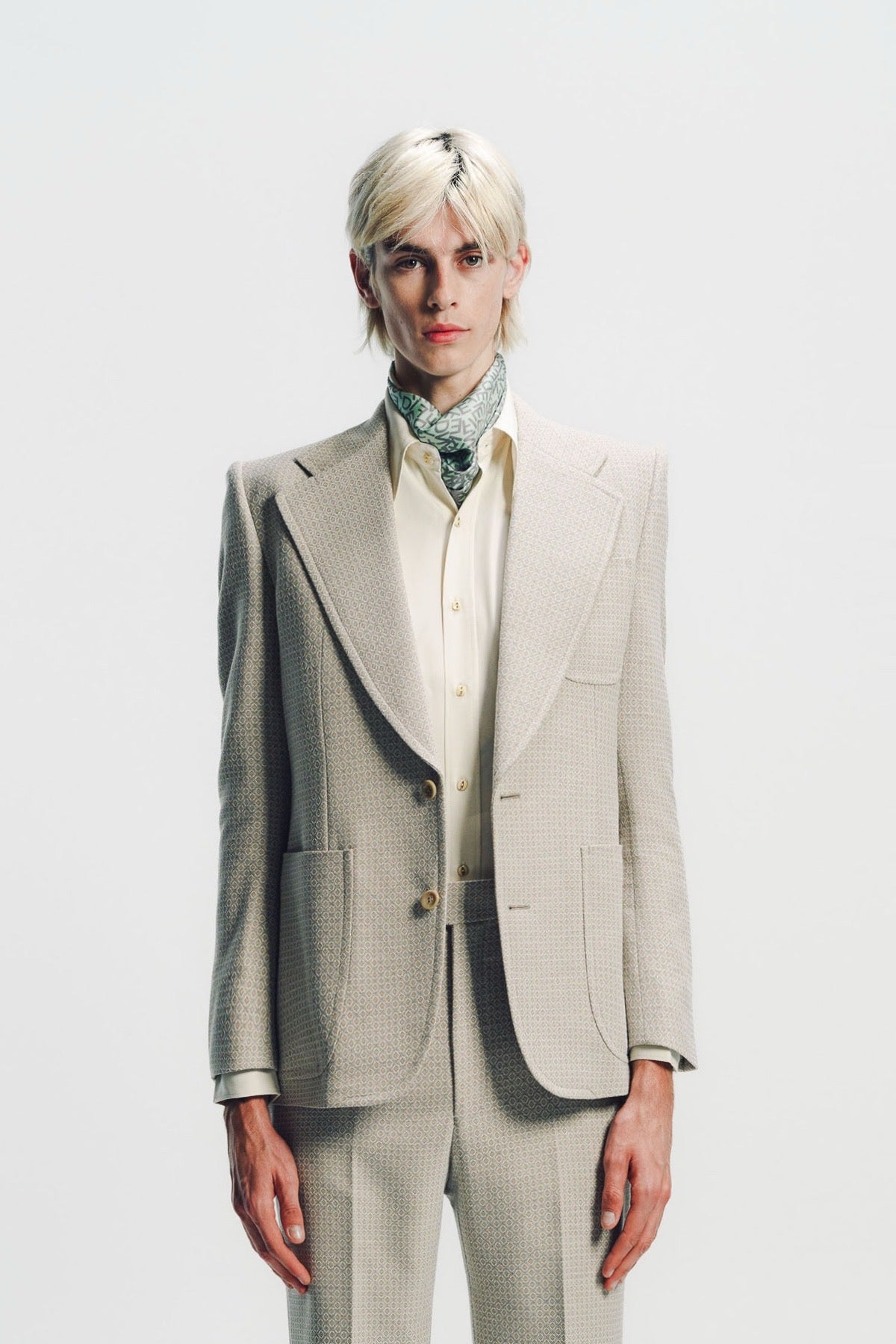 Kyosuke Kunimoto | Jacquard Notch Lapel Jacket