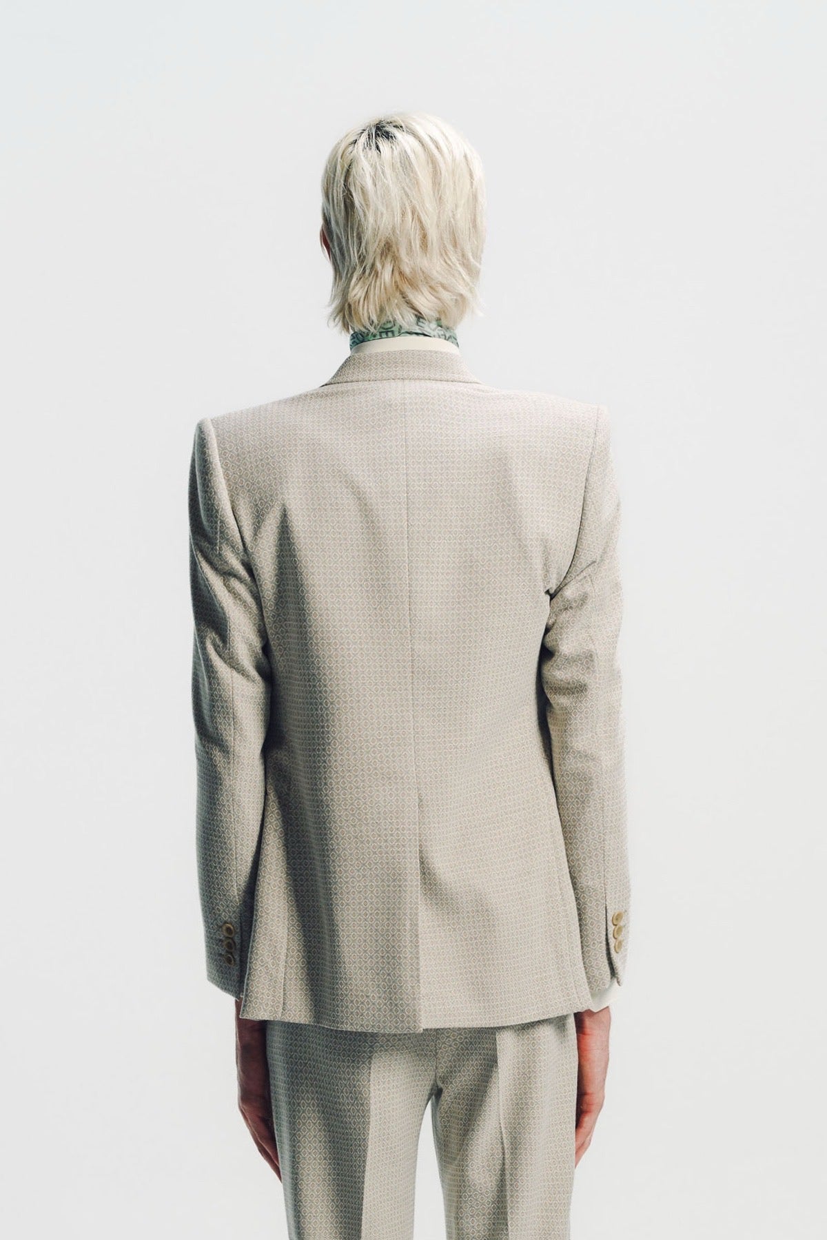 Kyosuke Kunimoto | Jacquard Notch Lapel Jacket