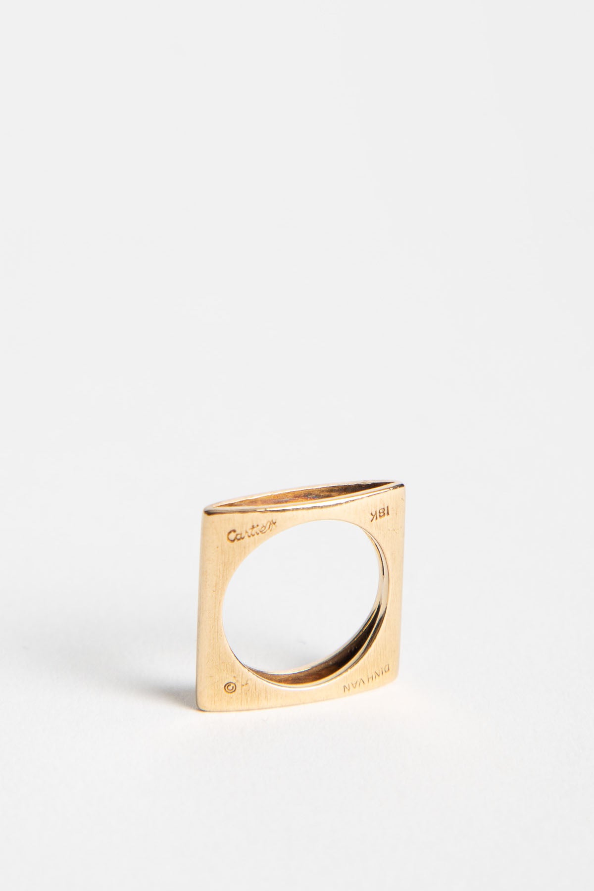 Jean Dinh Van for Cartier | 18k Yellow Gold "Double Faces" Ring