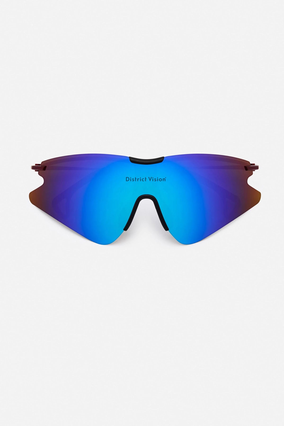 District Vision | Kohei Aero Blade Ti Oxblood, D+ Blue Mirror