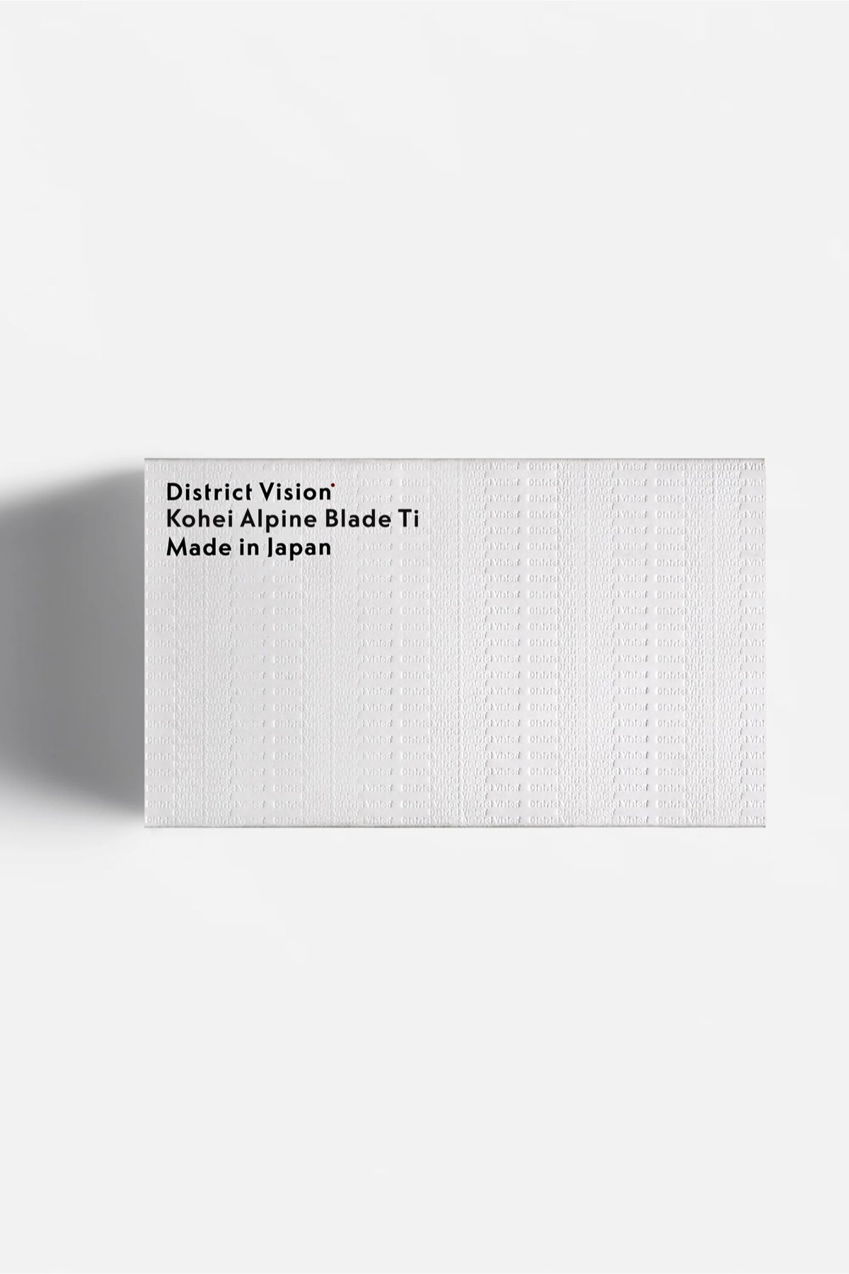 District Vision | Kohei Aero Blade Ti Graphite, D+ Rose Mirror