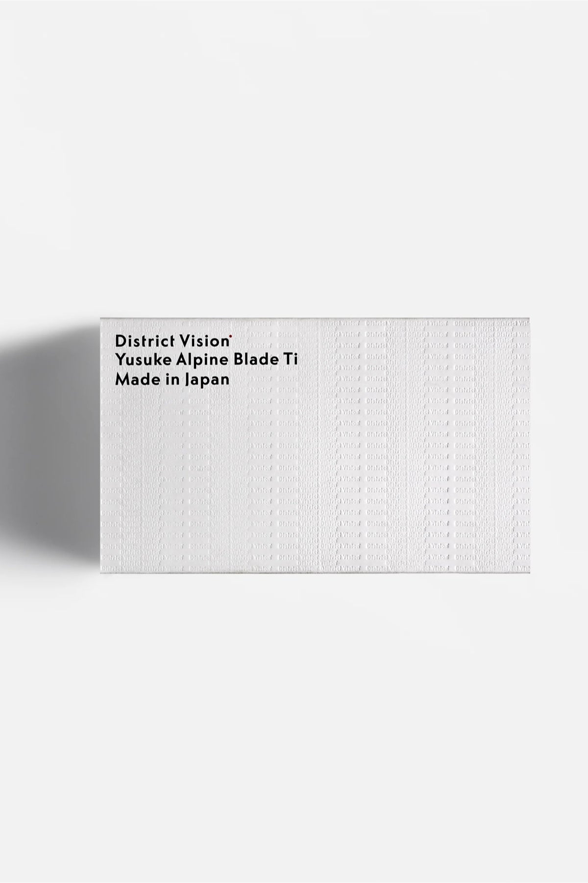 District Vision | Yusuke Alpine Blade Ti Black, D+ Black Rose