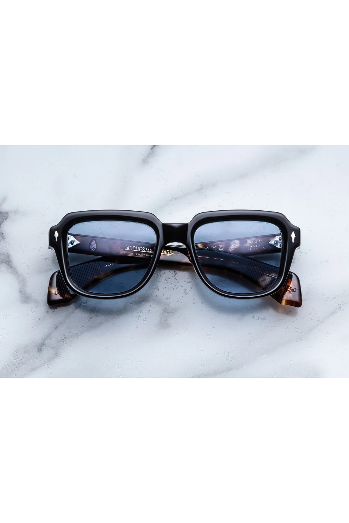 Jacques Marie Mage | Taos Sunglasses in Noir