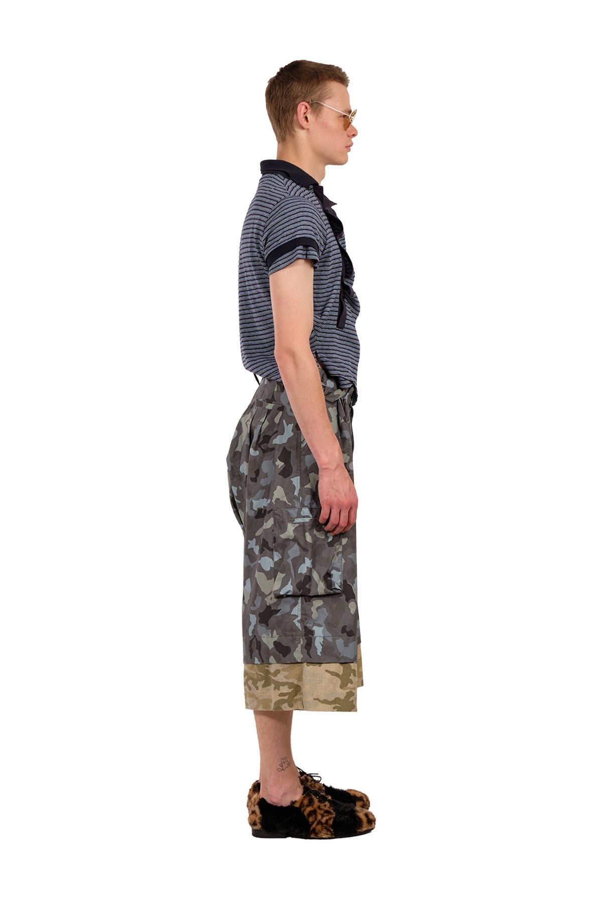 Natasha Zinko | Splotched Double Shorts