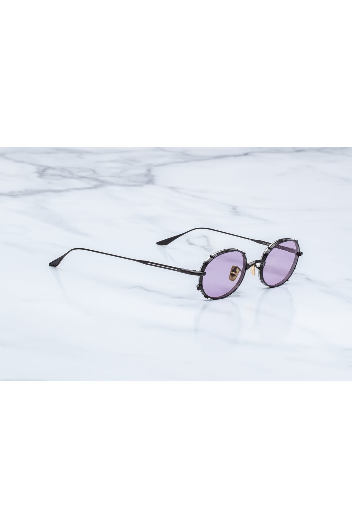 Jacques Marie Mage | Violet Sunglasses in Corbeau
