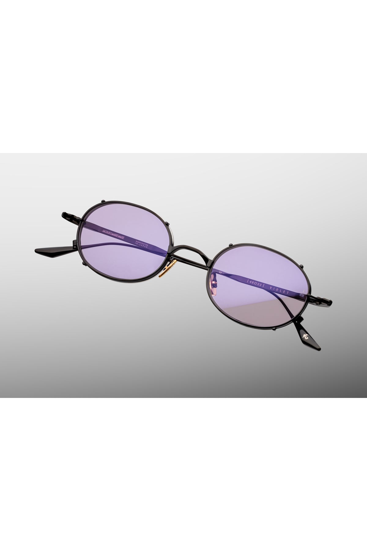 Jacques Marie Mage | Violet Sunglasses in Corbeau