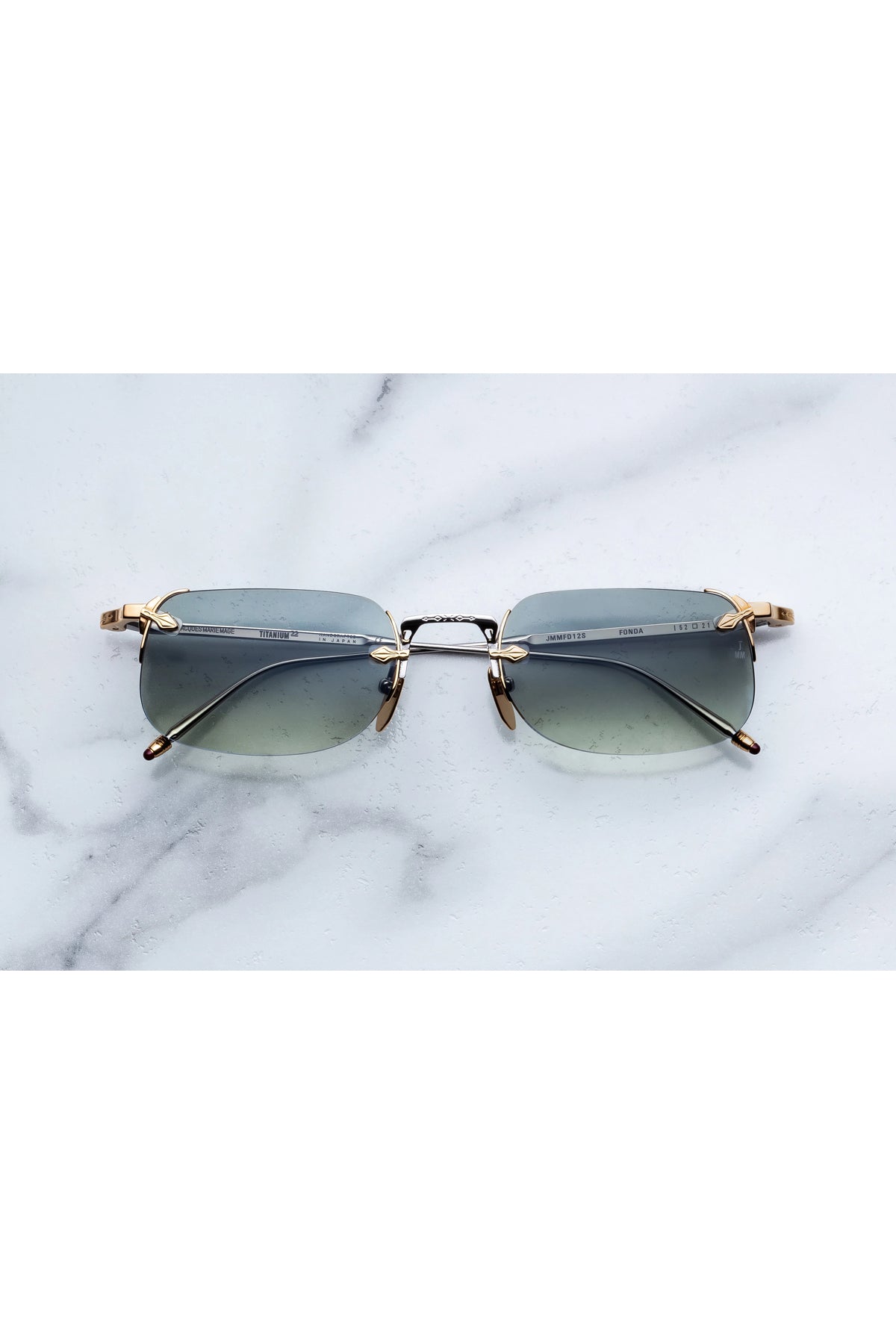 Jacques Marie Mage | Fonda Sunglasses in Electrum