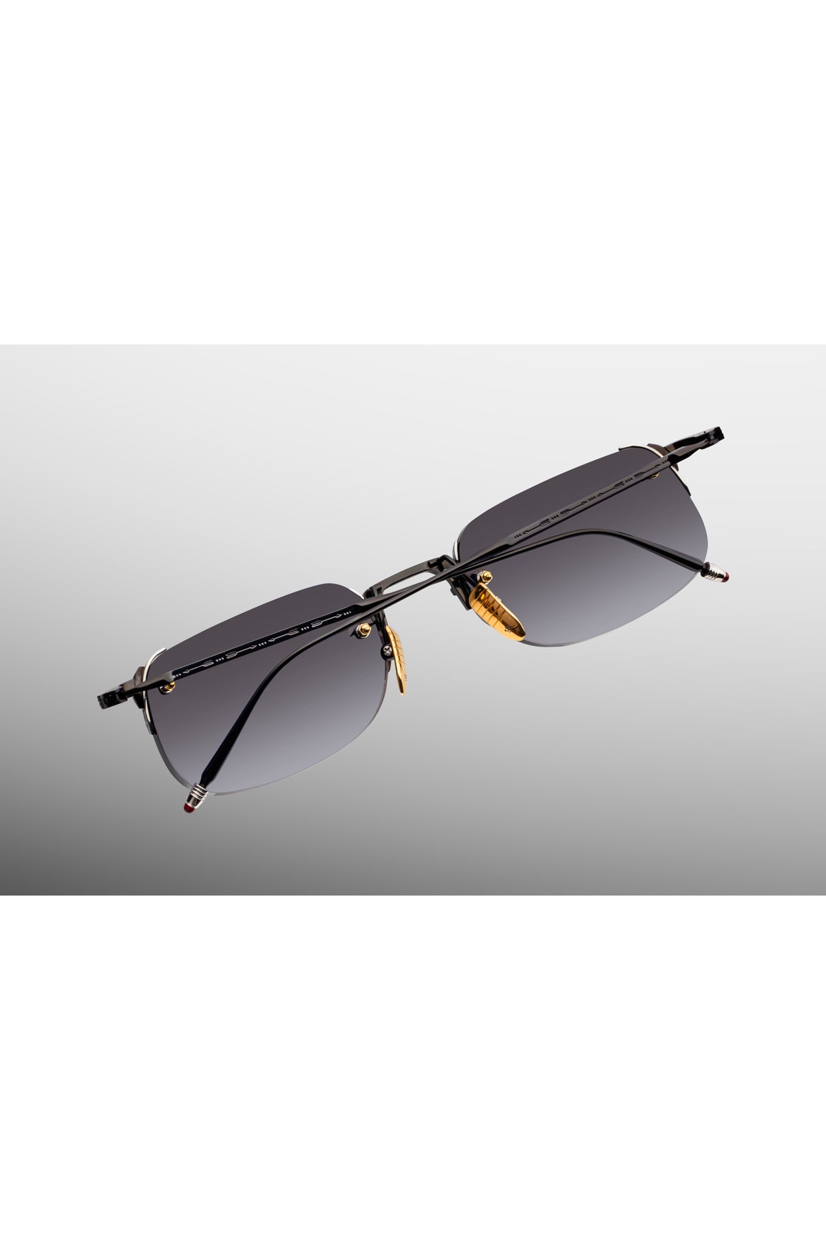 Jacques Marie Mage | Fonda Sunglasses in Black