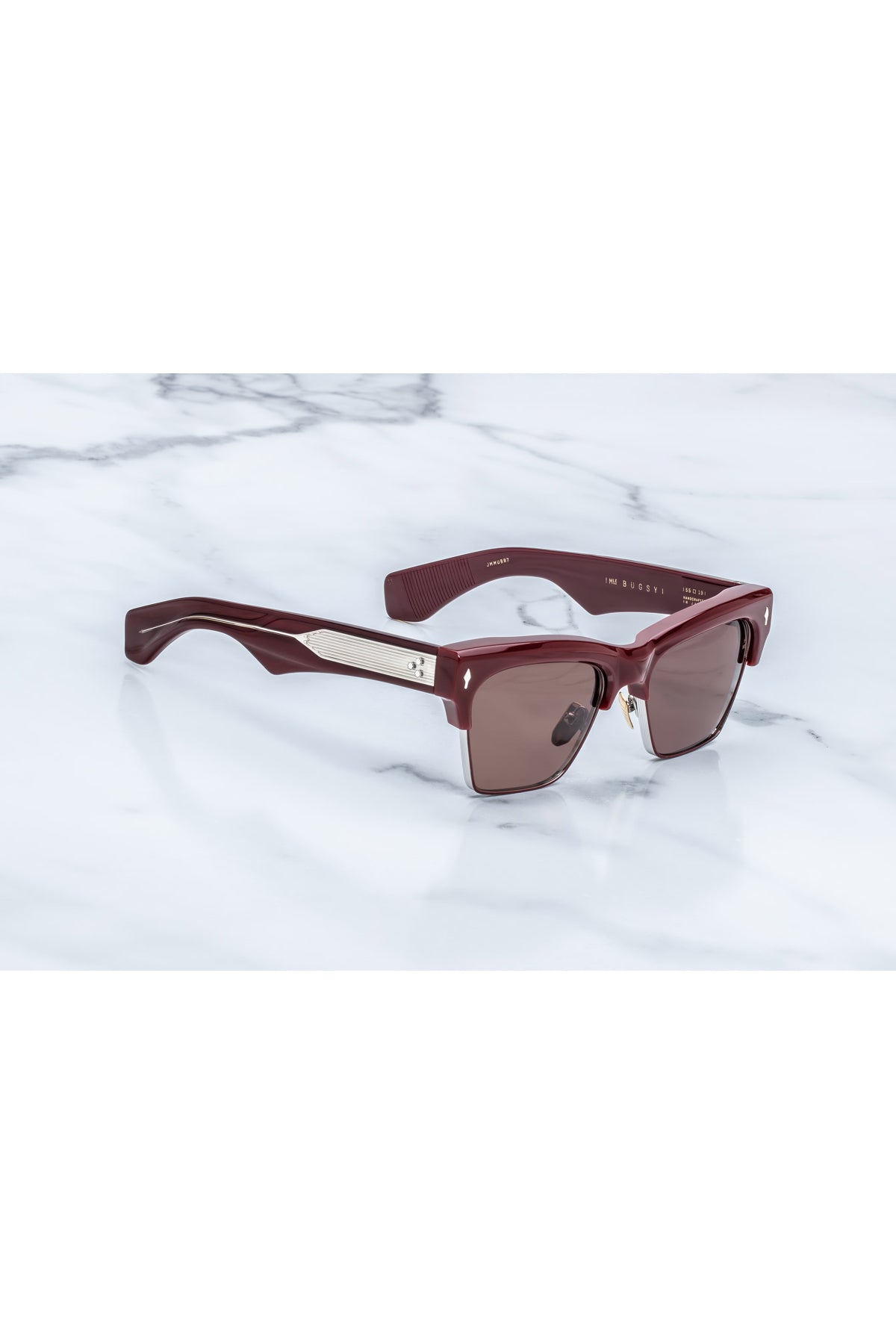 Jacques Marie Mage | Bugsy Sunglasses in Bordeaux Empire