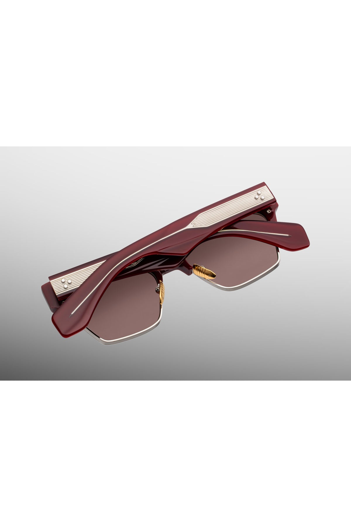 Jacques Marie Mage | Bugsy Sunglasses in Bordeaux Empire