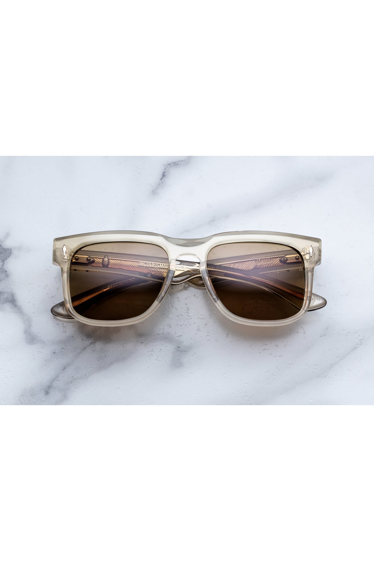 Jacques Marie Mage | Wesley Sunglasses in Marzipan