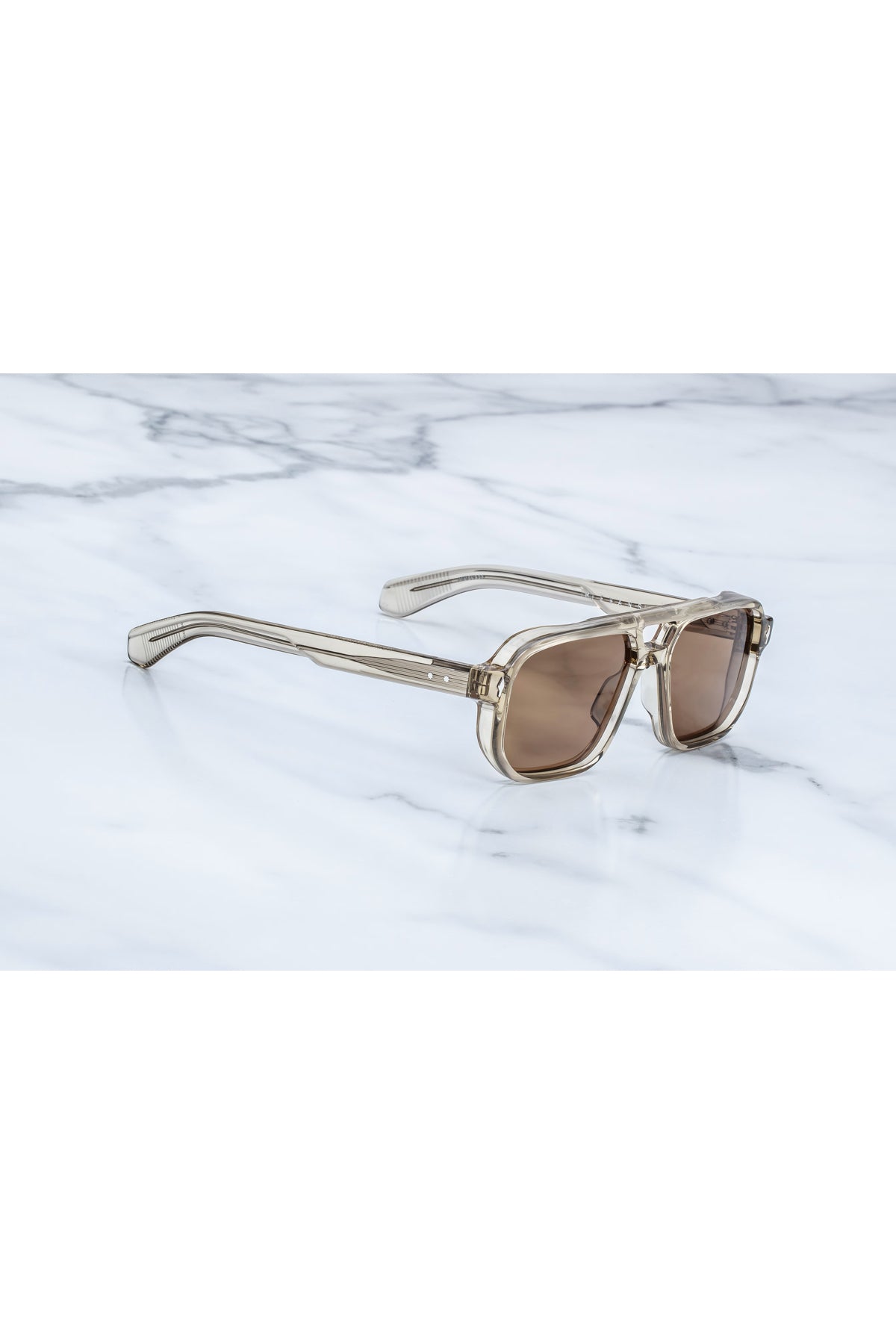 Jacques Marie Mage | Evans Sunglasses in Marzipan