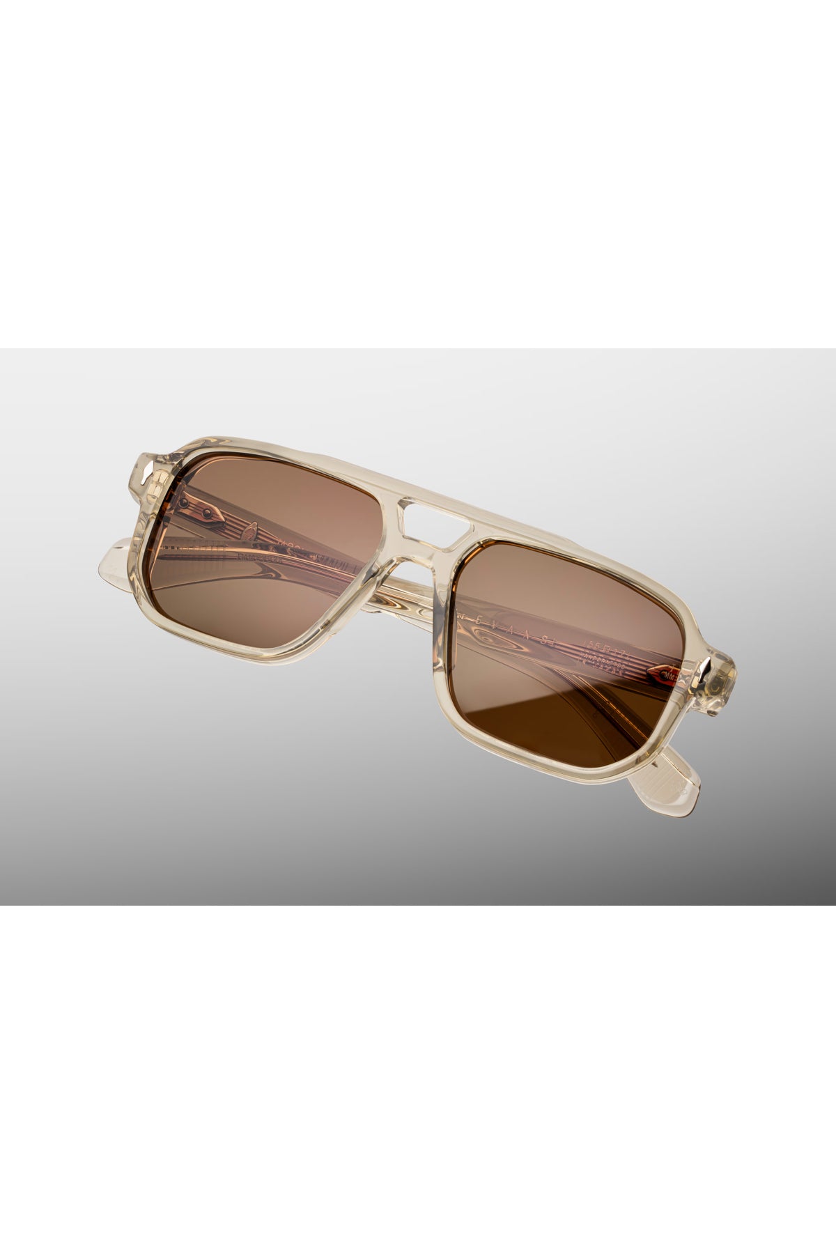 Jacques Marie Mage | Evans Sunglasses in Marzipan