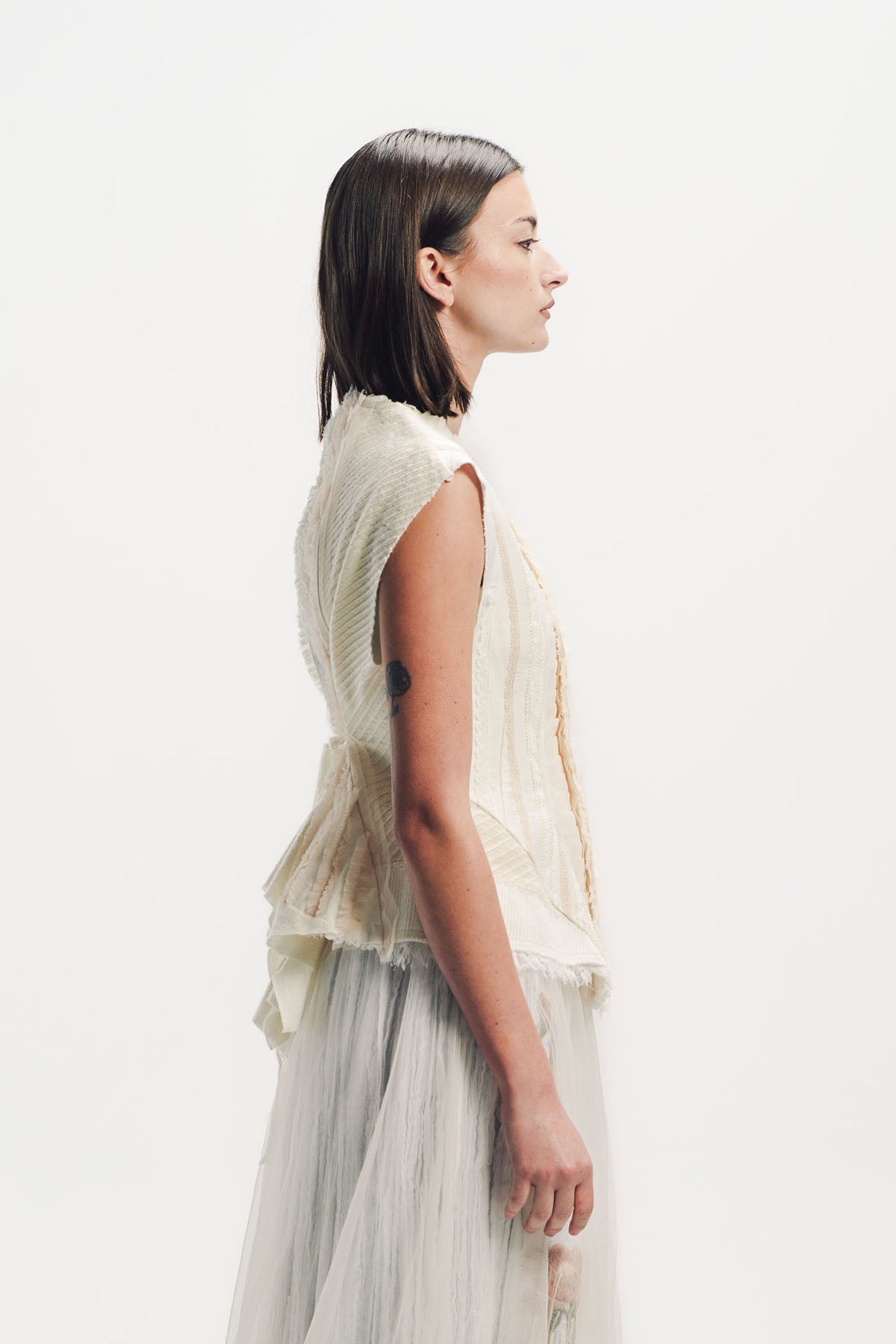 Caroline Hu | Mix Patchwork Vest