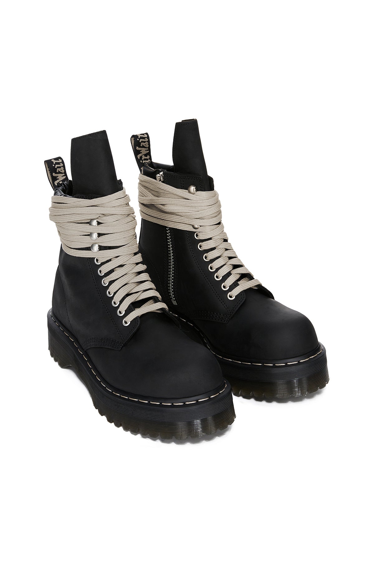 Rick Owens X Dr. Martens | Quad Sole Steel Toe Boot