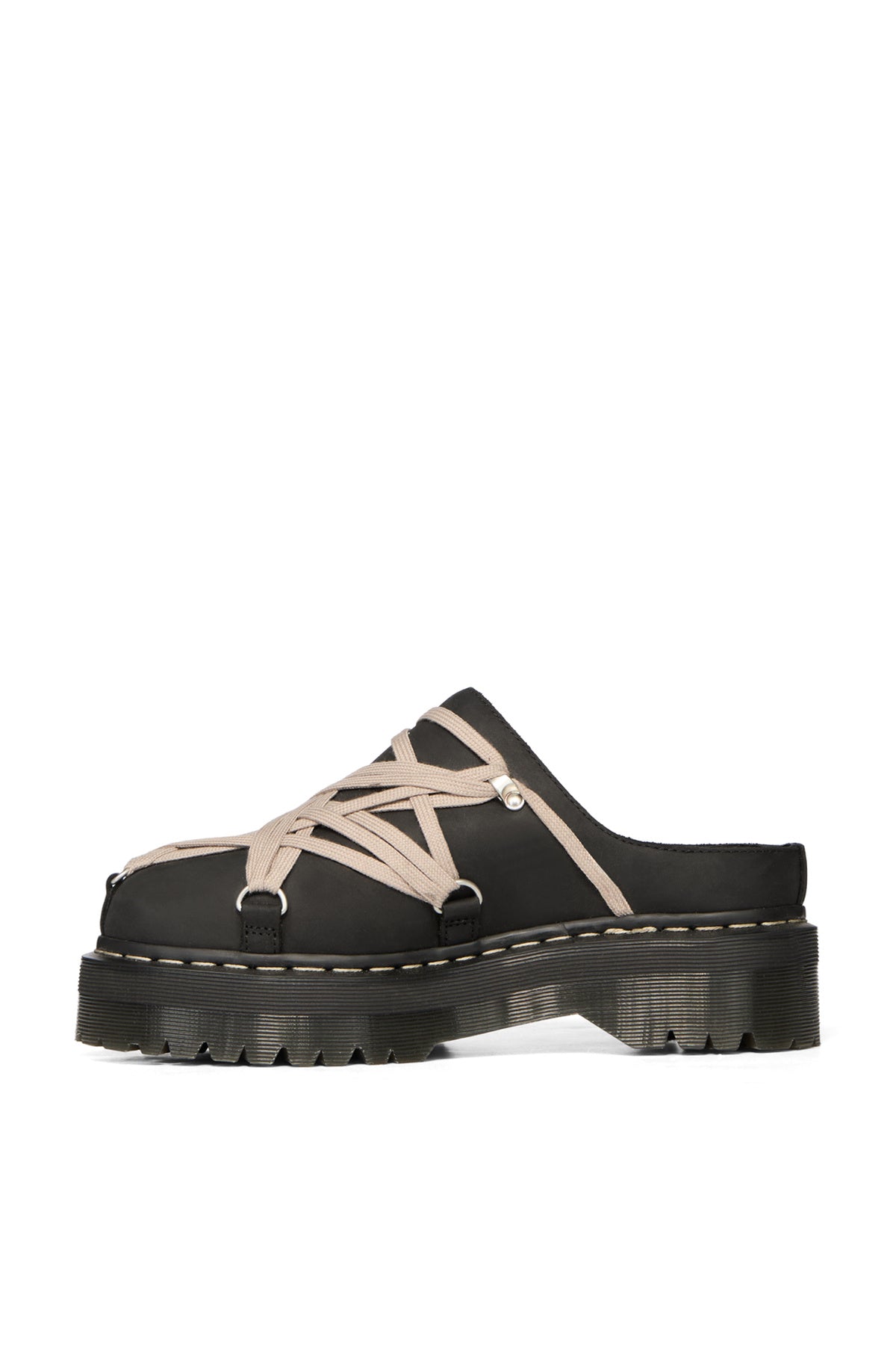 Rick Owens X Dr. Martens | Quad Sole Megalace® Mule