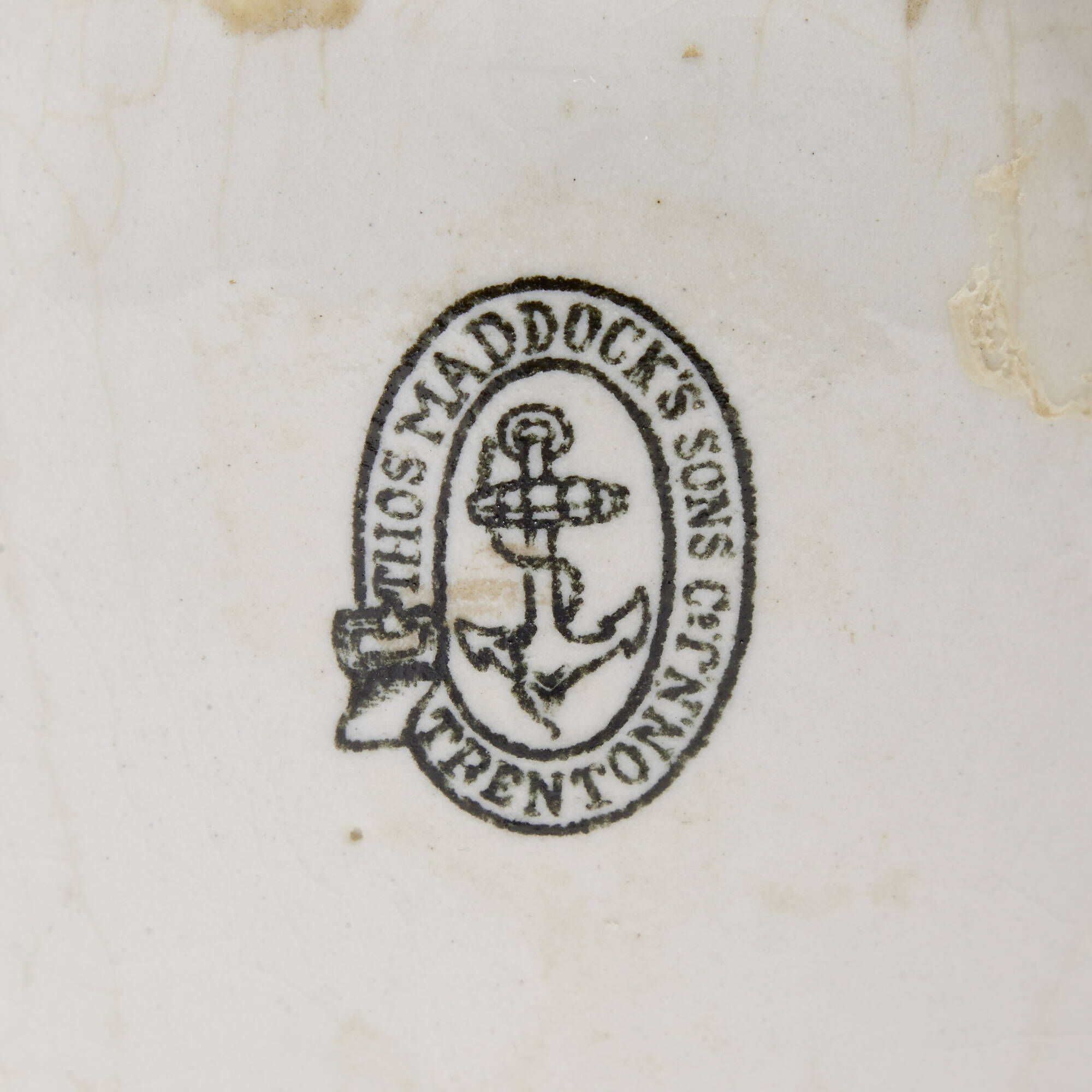 THOS MADDOCKS SONS CO | DOG ON SALESMAN SAMPLE TOILET