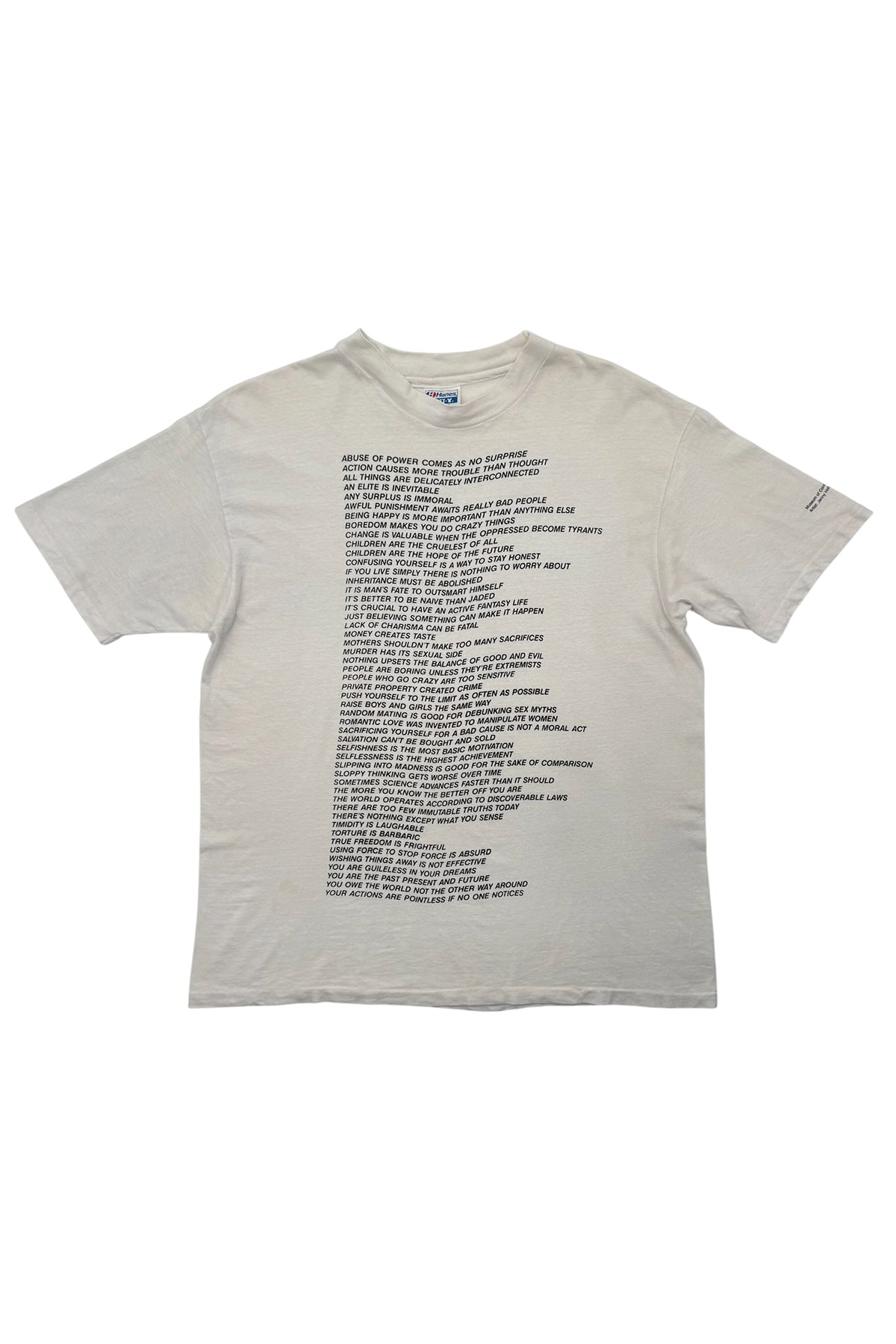 Maxfield Vintage | 1980s Jenny Holzer Tee