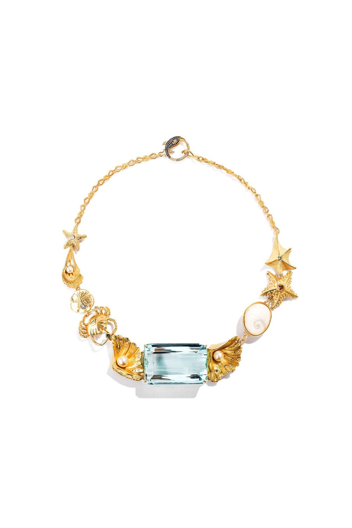 Renato Cipullo | Aquamarine Return to the Sea Necklace