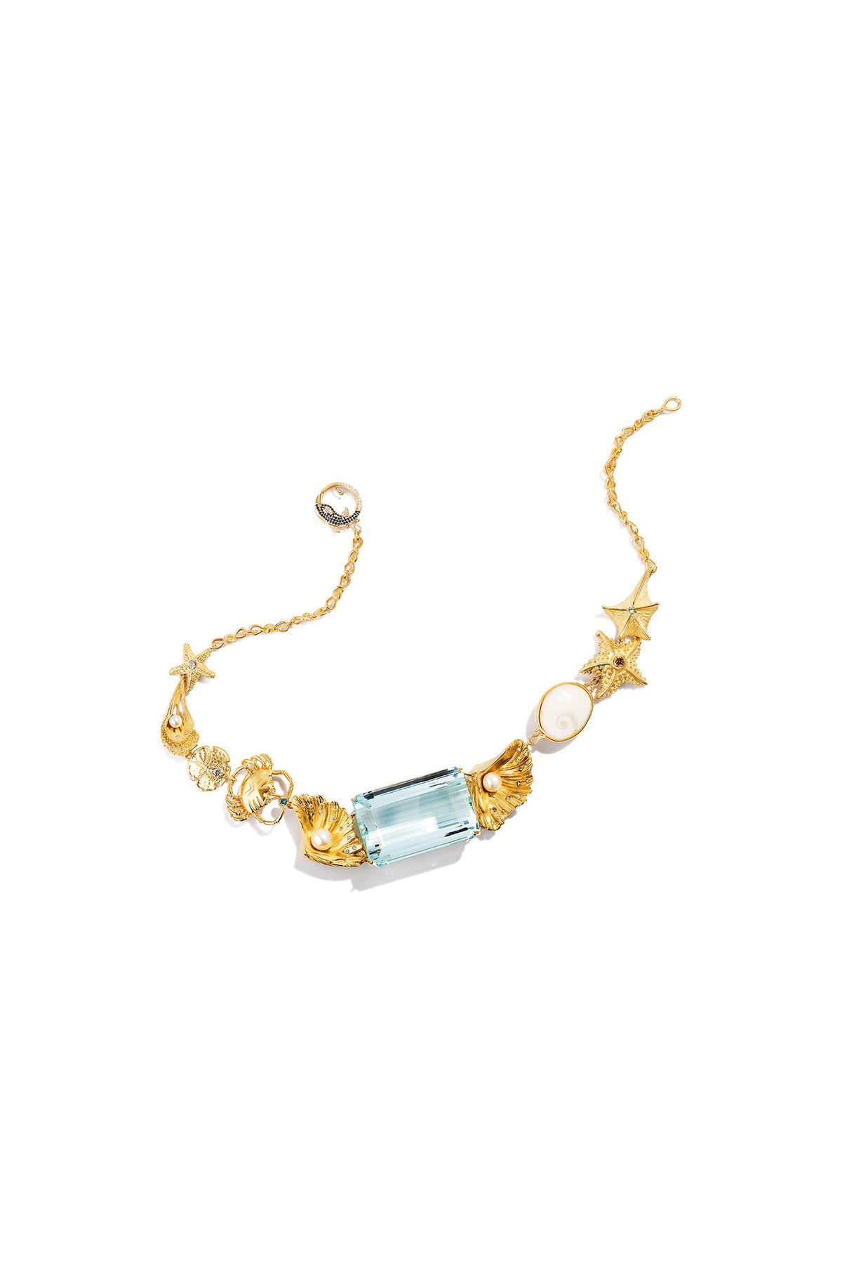 Renato Cipullo | Aquamarine Return to the Sea Necklace