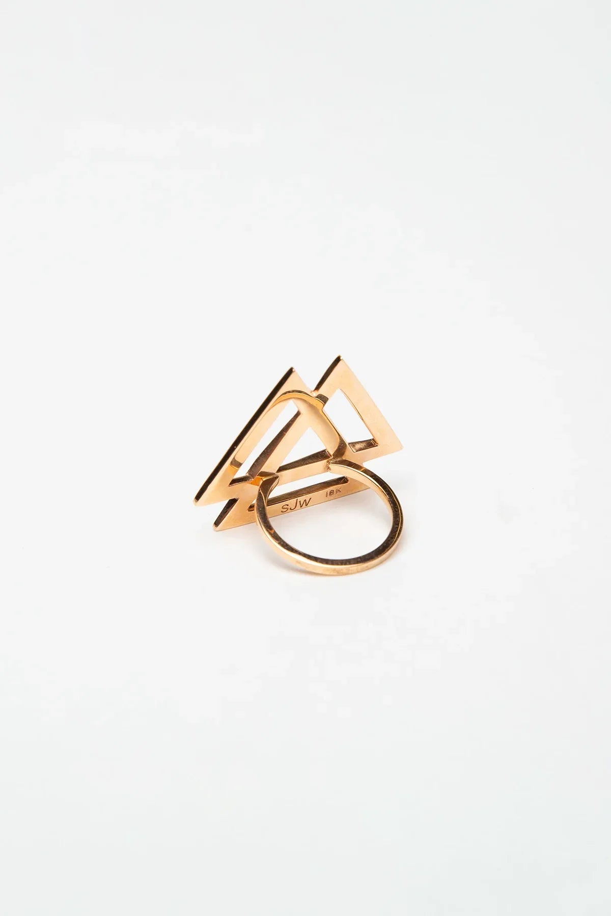 SARAH JANE WILDE | BLACK STAR TRIPLE TRIANGLE RING