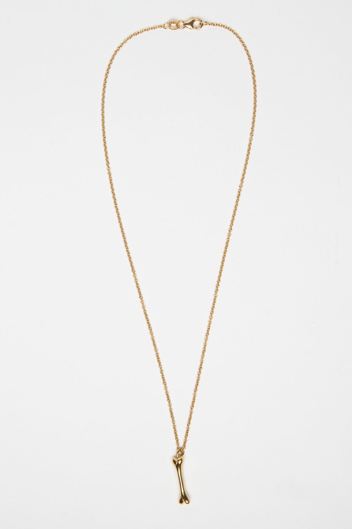 SARAH JANE WILDE | GOLD DOG BONE NECKLACE