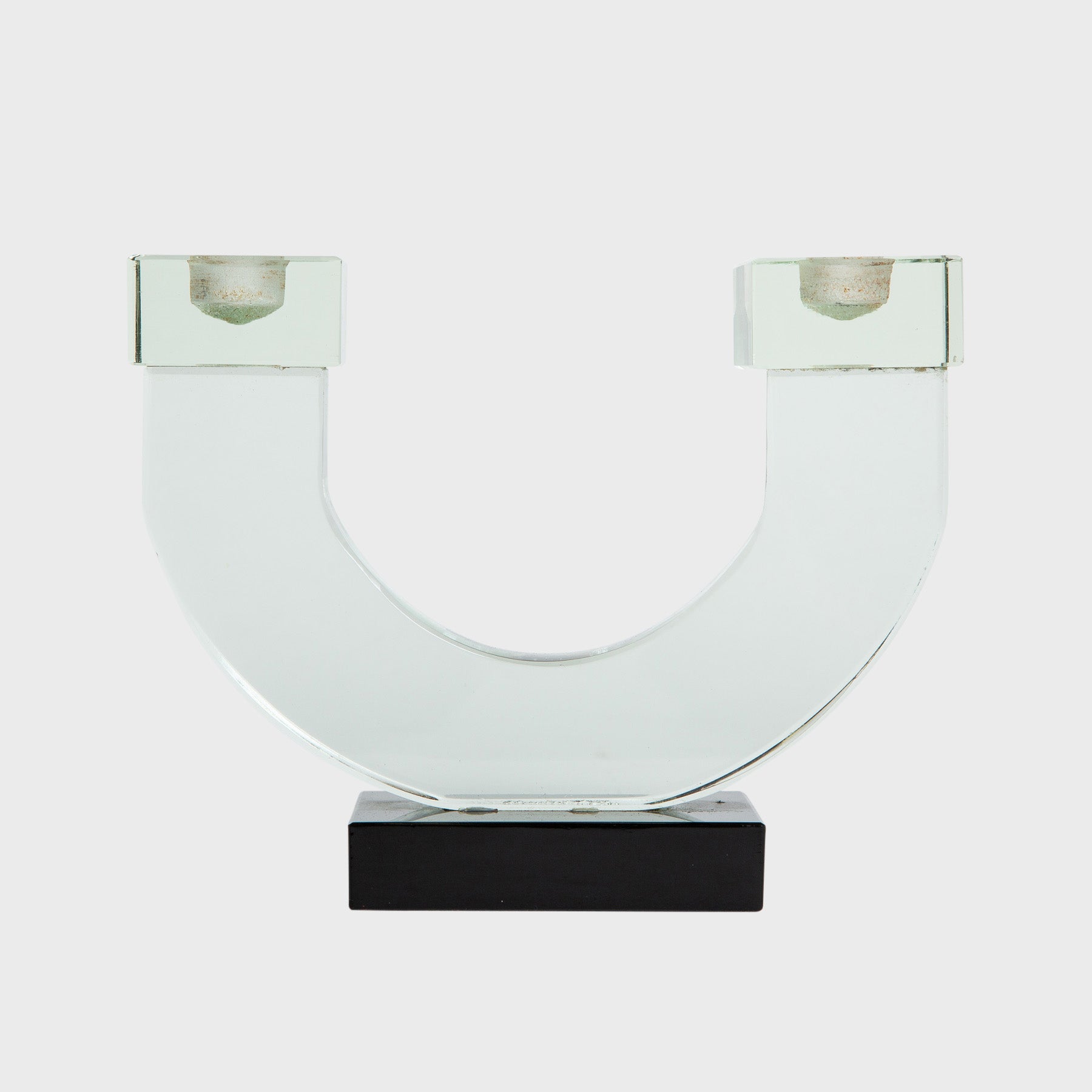 BACCARAT | 1920'S GLASS CANDLE HOLDER - MAXFIELD LA