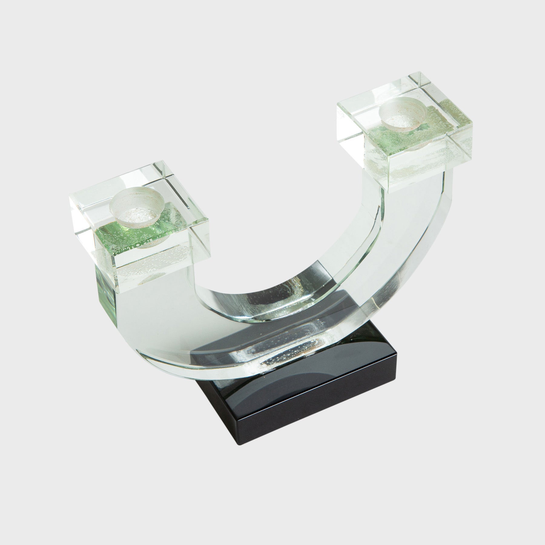 BACCARAT | 1920'S GLASS CANDLE HOLDER - MAXFIELD LA