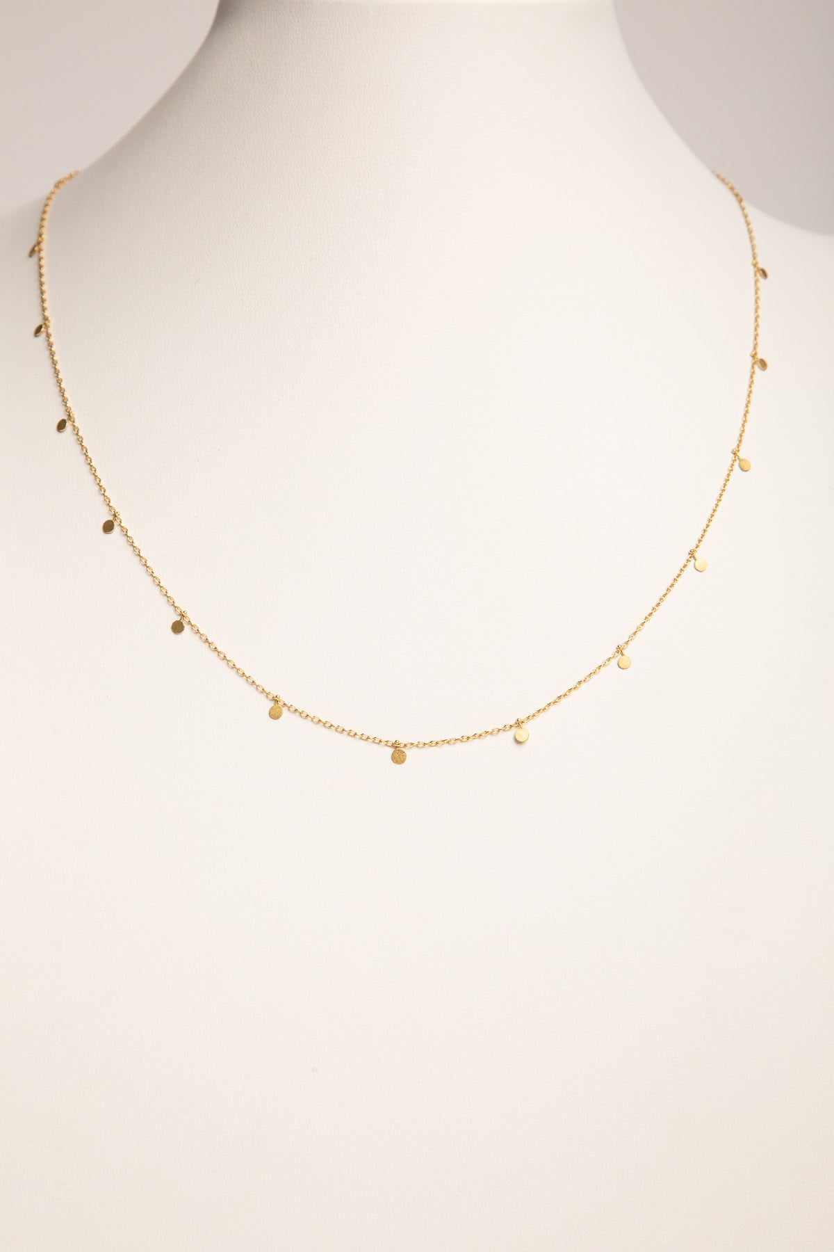 SIA TAYLOR | EVEN DOTS GOLD NECKLACE - MAXFIELD LA