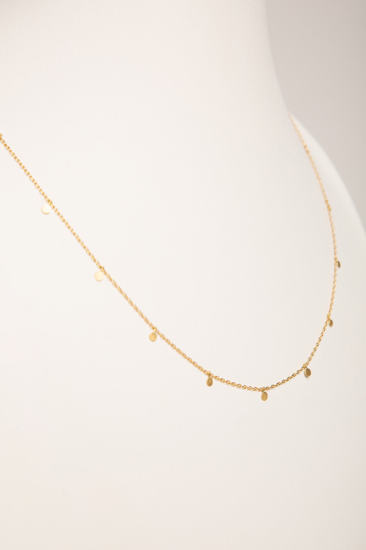 SIA TAYLOR | EVEN DOTS GOLD NECKLACE - MAXFIELD LA