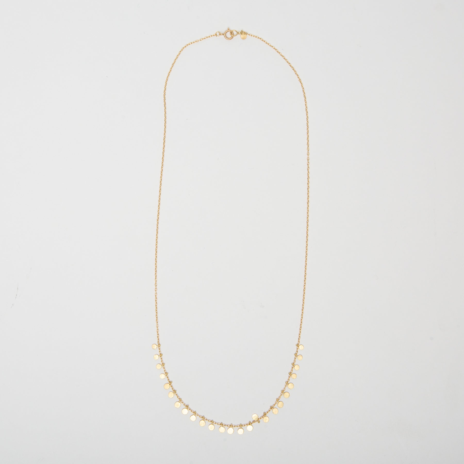 SIA TAYLOR | MEDIUM DOTS GOLD NECKLACE - MAXFIELD LA