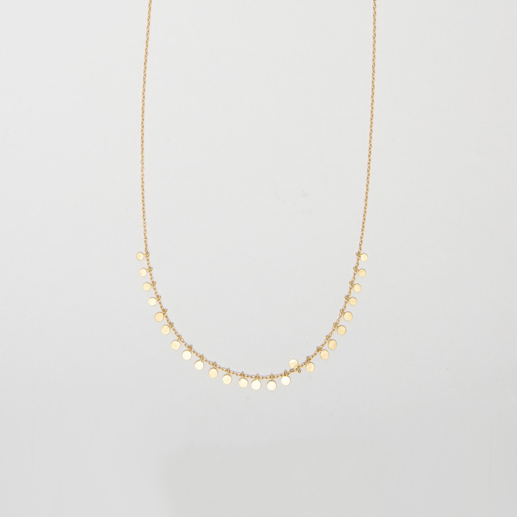 SIA TAYLOR | MEDIUM DOTS GOLD NECKLACE